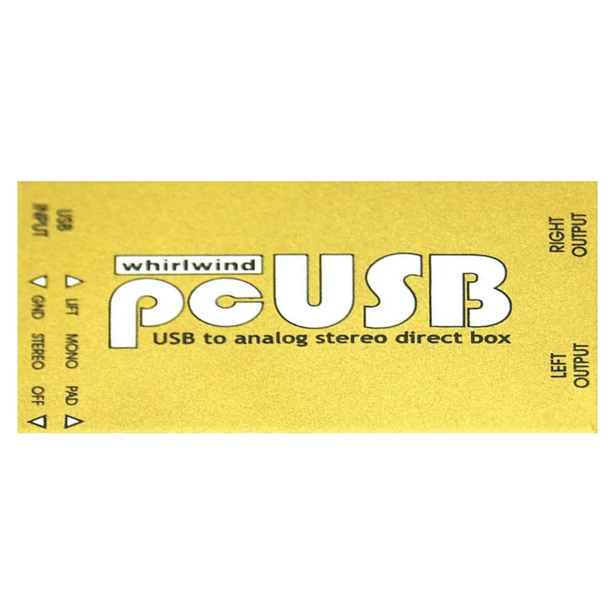 Amazon.com: Whirlwind PcUSB 2-Channel Active USB Pieces Direct Box